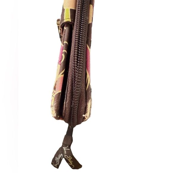 VERA BRADLEY RETIRED Purple Punch Turn Lock Wallet Clutch Zip Around - Picture 6 of 9